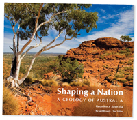 Front cover of Shaping a Nation: A Geology of Australia.
