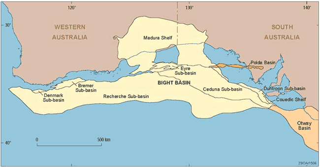 Regional setting map of the Bight Basin. 