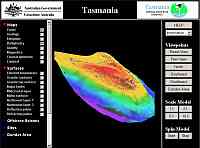 Model interface, with bathymetric data (GA3005)