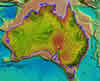 Топографическая рта Австралии