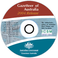 2004 Gazetter of Australia CD cover