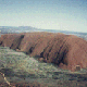 Aerial photo of Uluru
