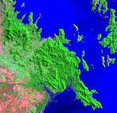 Example of Landsat 7 image