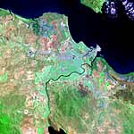 Landsat 7 ETM+, Townsville, 17 October 2002