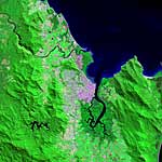 Landsat 7 ETM+, Cairns, 21 May 2003