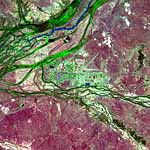 Landsat 7 ETM+, Longreach, 5 May 2003