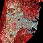 Landsat TM, Sydney, 20 May 2004