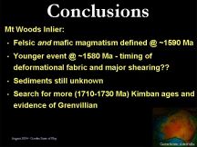 Conclusions - Mt Woods Inlier - click to enlarge (60 KB).