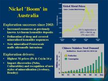 Nickel 'Boom' in Australia (79 KB).