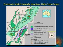Proterozoic Mafic-Ultramafic Intrusions: Halls Creek Orogen (71 KB).