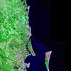 Landsat ETM+ image acquired on 10 May 2003