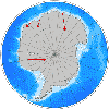 Antarctic Tectonic Motion map, Geoscience Australia stations only - linked image is 46k