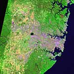 Landsat TM, Sydney, 20 May 2004