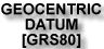 World globe showing Geocentric Datum [GRS80] - Geodesy, linked image=9k