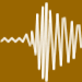 Cartoon earthquake seismogram