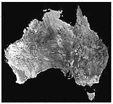 Radarsat Australia Mosaic poster