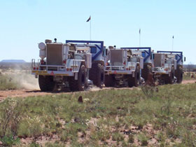 Fig 2. ANSIR seismic acquisition in operation.