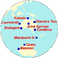 The Geoscience Australia network of geomagnetic observatories