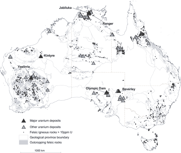 Australian Uranium deposits image