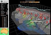 Model interface, with bathymetric data (GA7763)