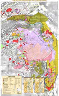 Fig 3.	Iron oxide Cu-Au(-U) potential of the Gawler Craton, South Australia.