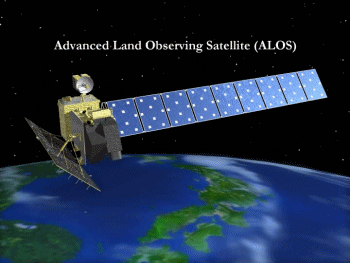 Advanced Land Observing Satellite (ALOS) - JAXA showing over earth