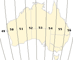 UTM Zones in Australia