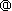replace this image with an @ symbol in your email software