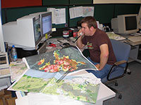 Fig 2. Geoscience Australia volunteers contributed to the emergency response through regular updating.