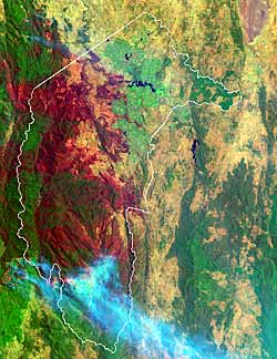 Click to see larger images acquired 7 November and 26 January, 838KB