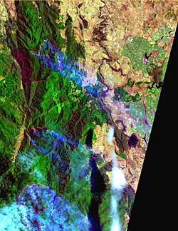 Click to see larger images acquired 7 November and 26 January, 838KB
