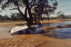 Damage caused by flooding