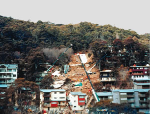 Landslide in Thredbo, 30 July 1997