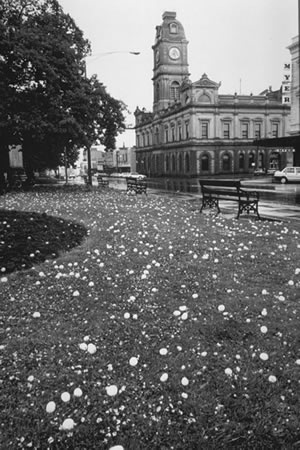 Severe weather damage in Australia