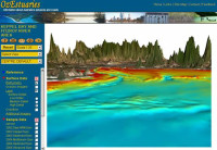 Image 2. OzEstuaries 3D model of Keppel Bay and Fitzroy River area.