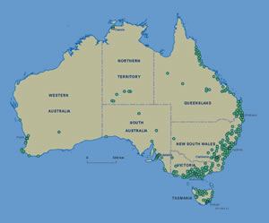 Landslides in Australia