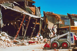 Disaster recovery - Newcastle earthquake.