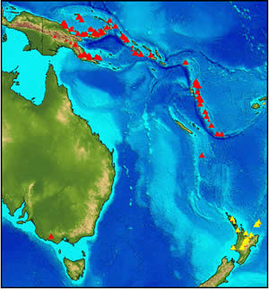 Volcanism along Australia's coast