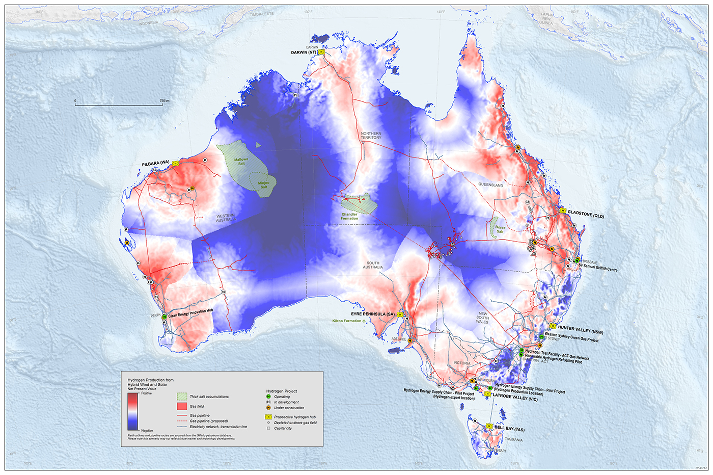 Australia’s Hydrogen Production Potential Geoscience Australia