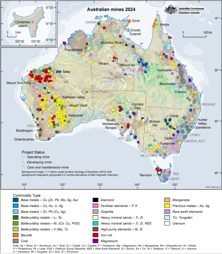 Due to the limited audience of this diagram and its complexity, no alternative description has been provided. Please email clientservices@ga.gov.au 