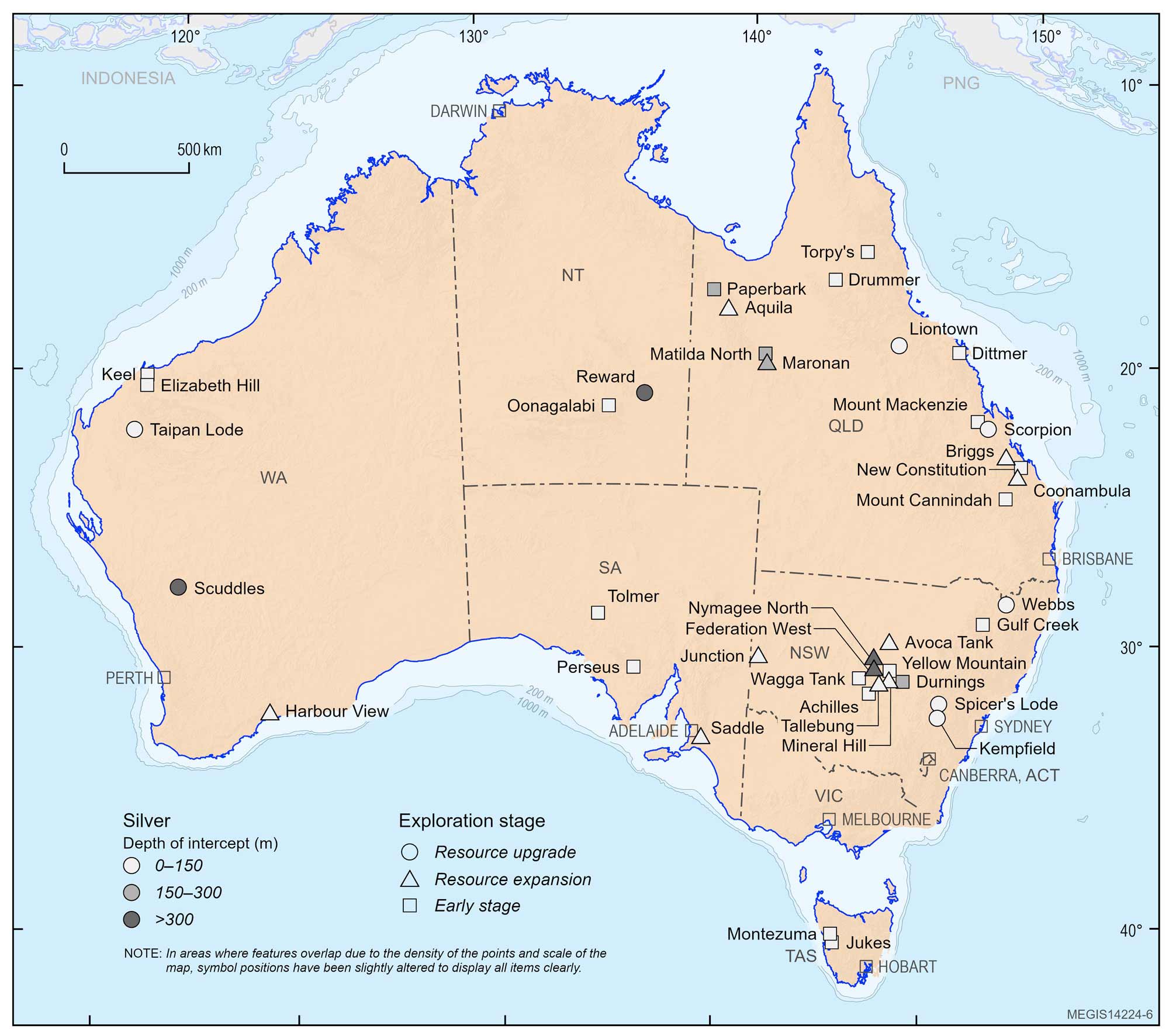 Due to the limited audience of this diagram and its complexity, no alternative description has been provided. Please email clientservices@ga.gov.au