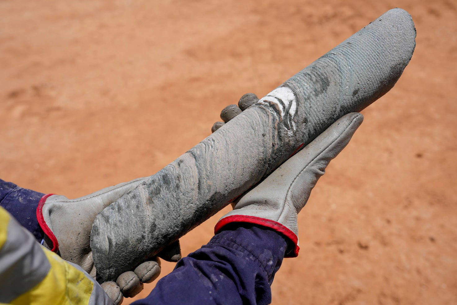 Core sample from the Adavale site near Blackall