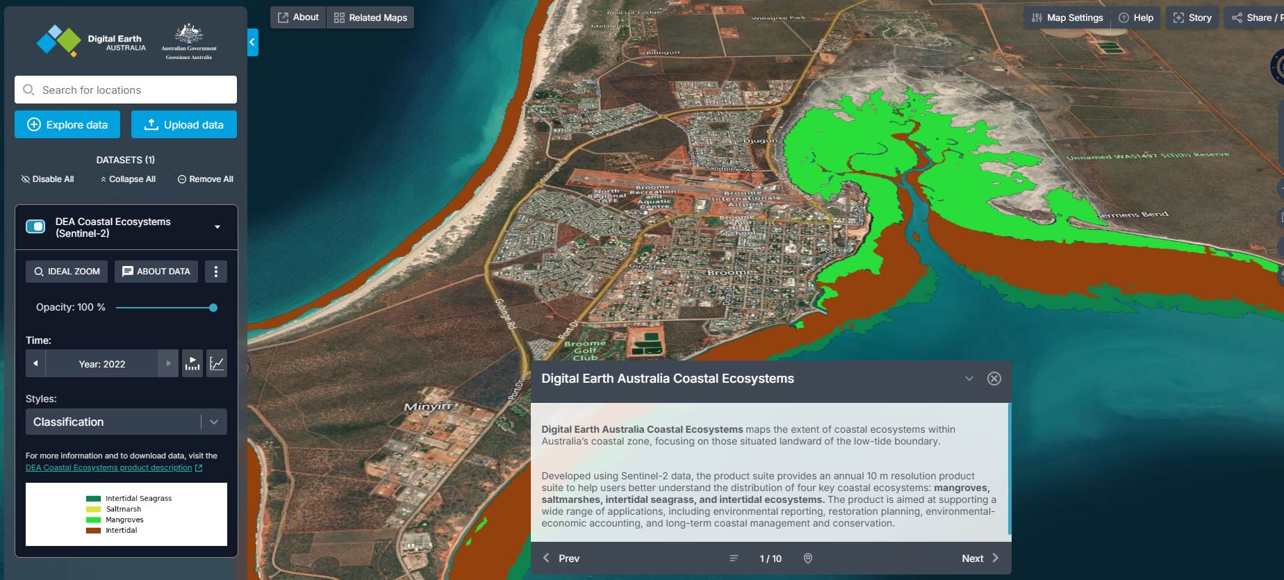 Due to the limited audience of this diagram and its complexity, no alternative description has been provided. Please email clientservices@ga.gov.au