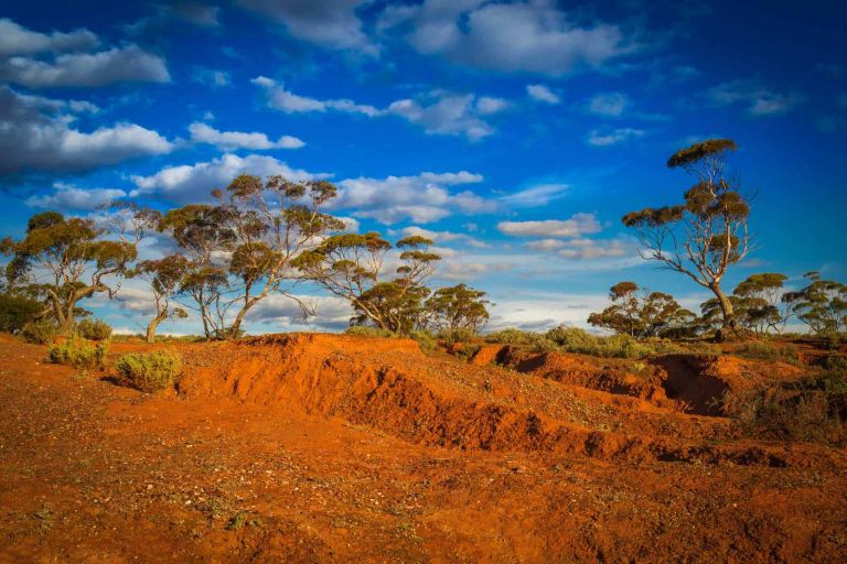 Red Banks Scenic Australian Outback rural Landscape