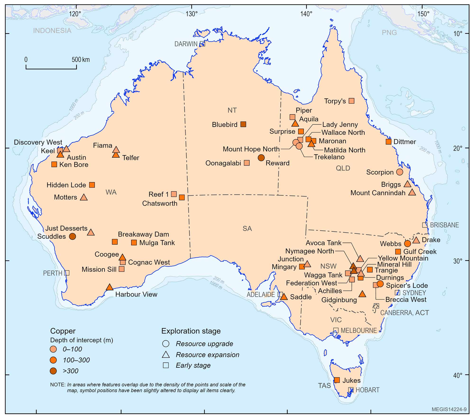 Due to the limited audience of this diagram and its complexity, no alternative description has been provided. Please email clientservices@ga.gov.au