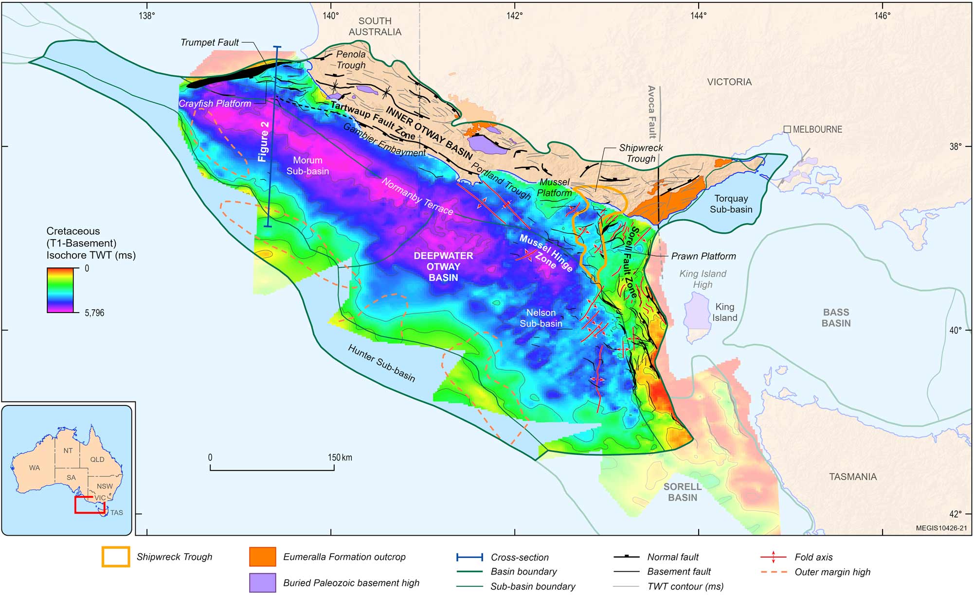 Due to the limited audience of this diagram and its complexity, no alternative description has been provided. Please email clientservices@ga.gov.au
