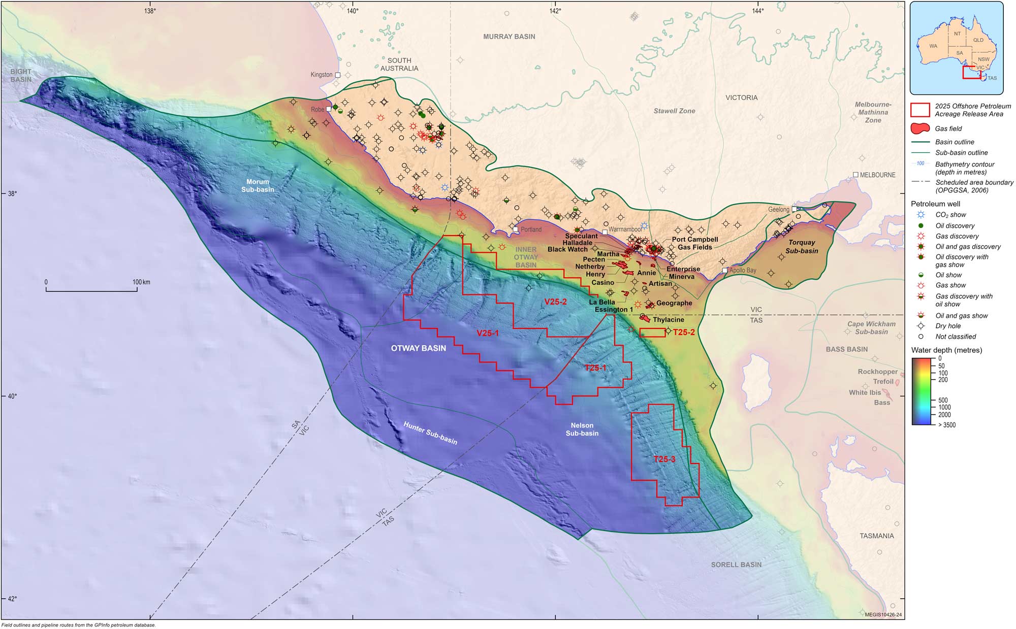 Due to the limited audience of this diagram and its complexity, no alternative description has been provided. Please email clientservices@ga.gov.au