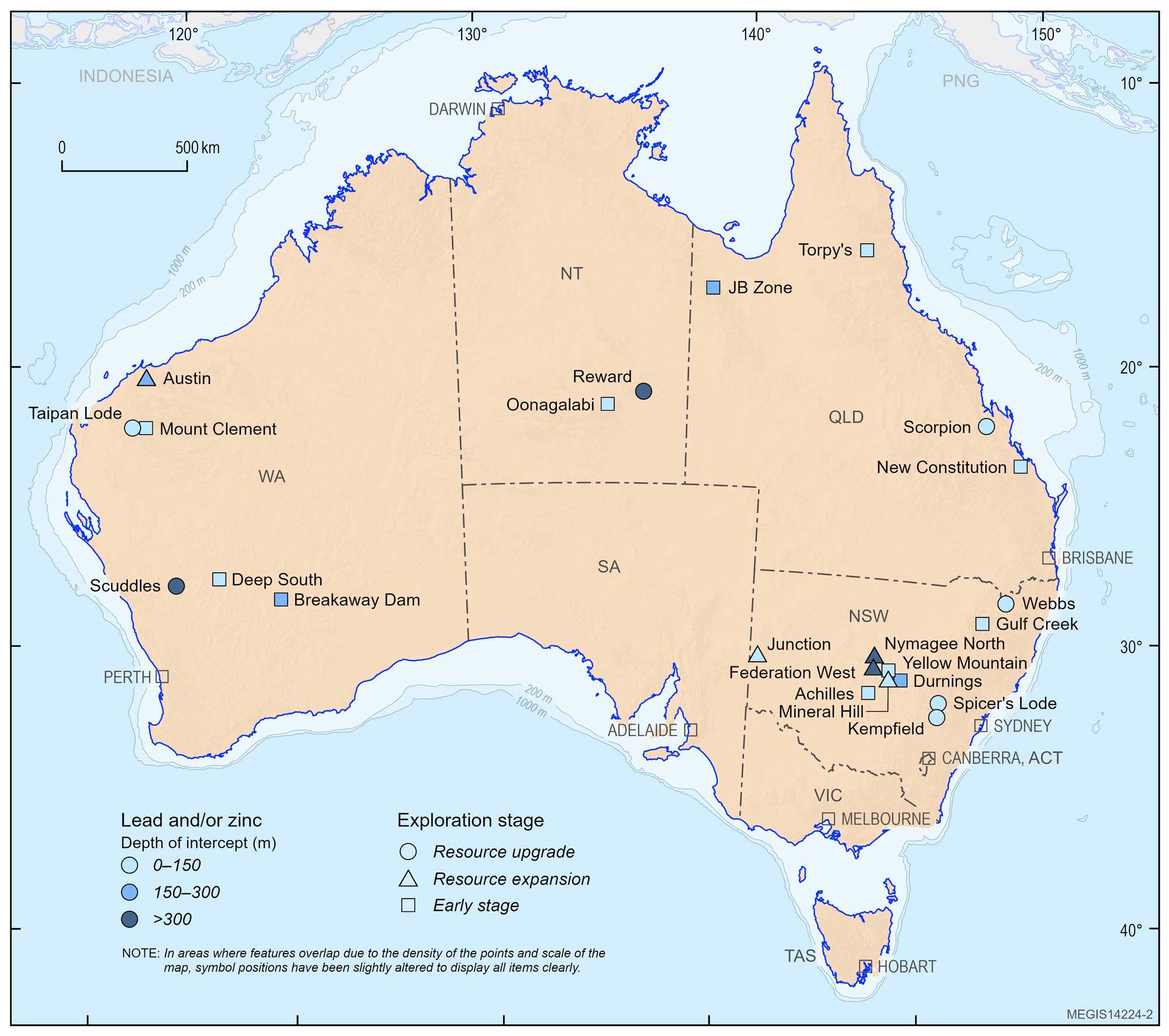 Due to the limited audience of this diagram and its complexity, no alternative description has been provided. Please email clientservices@ga.gov.au
