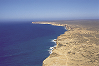 Aerial photo of the Nullarbor Plain. Copyright: South Australian Tourism Commission.