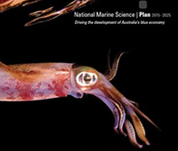 Front cover of the National Marine Science plan 2015-2025
